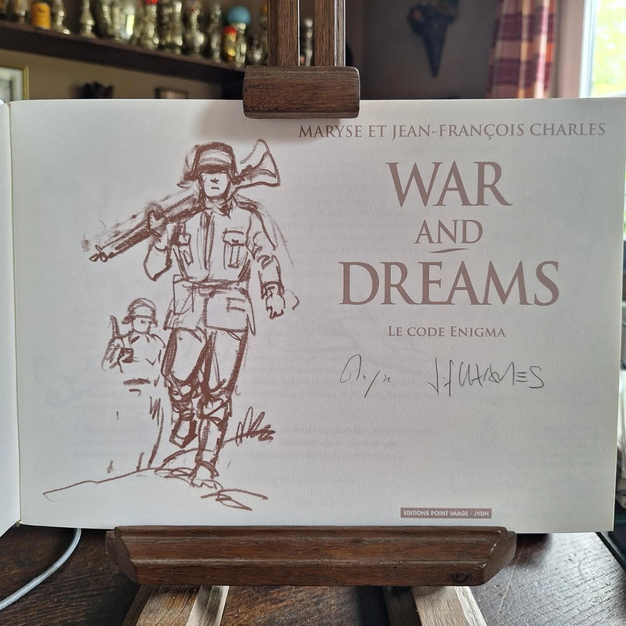 war and dreams the enigma code m-jf charles point image – photo 2